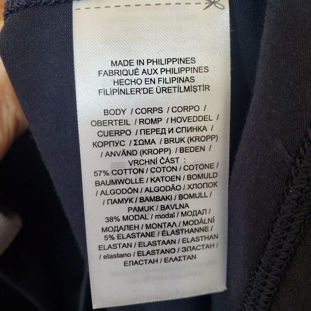 Lauren Ralph Lauren Women's Black Quarter Zip Pullover Sweater Sz L Black Label - Picture 7 of 8